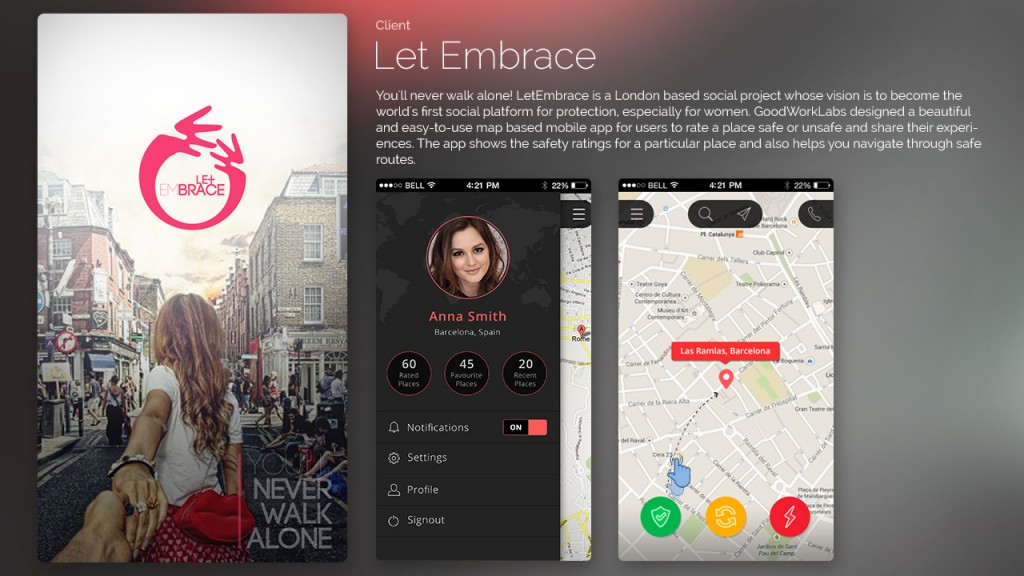 Let Embrace-Social-Safety-Mobile-App-Designed-and-developed-by-GoodWorkLabs