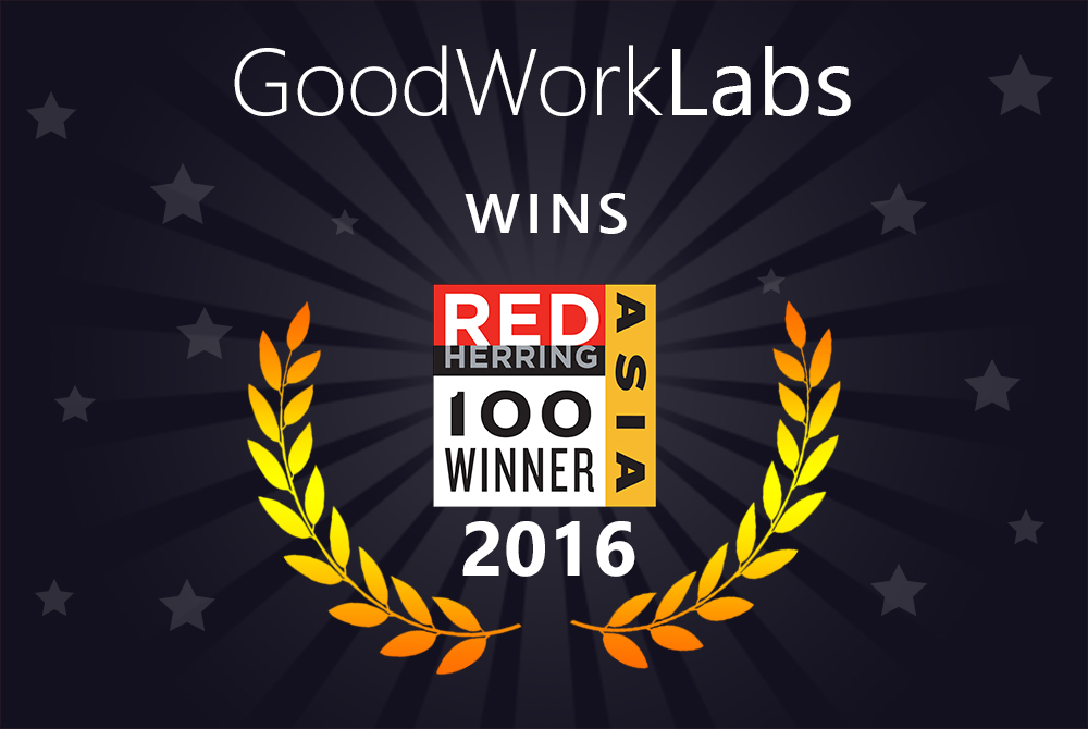 GoodWorkLabs Red Herring 2016 Winner