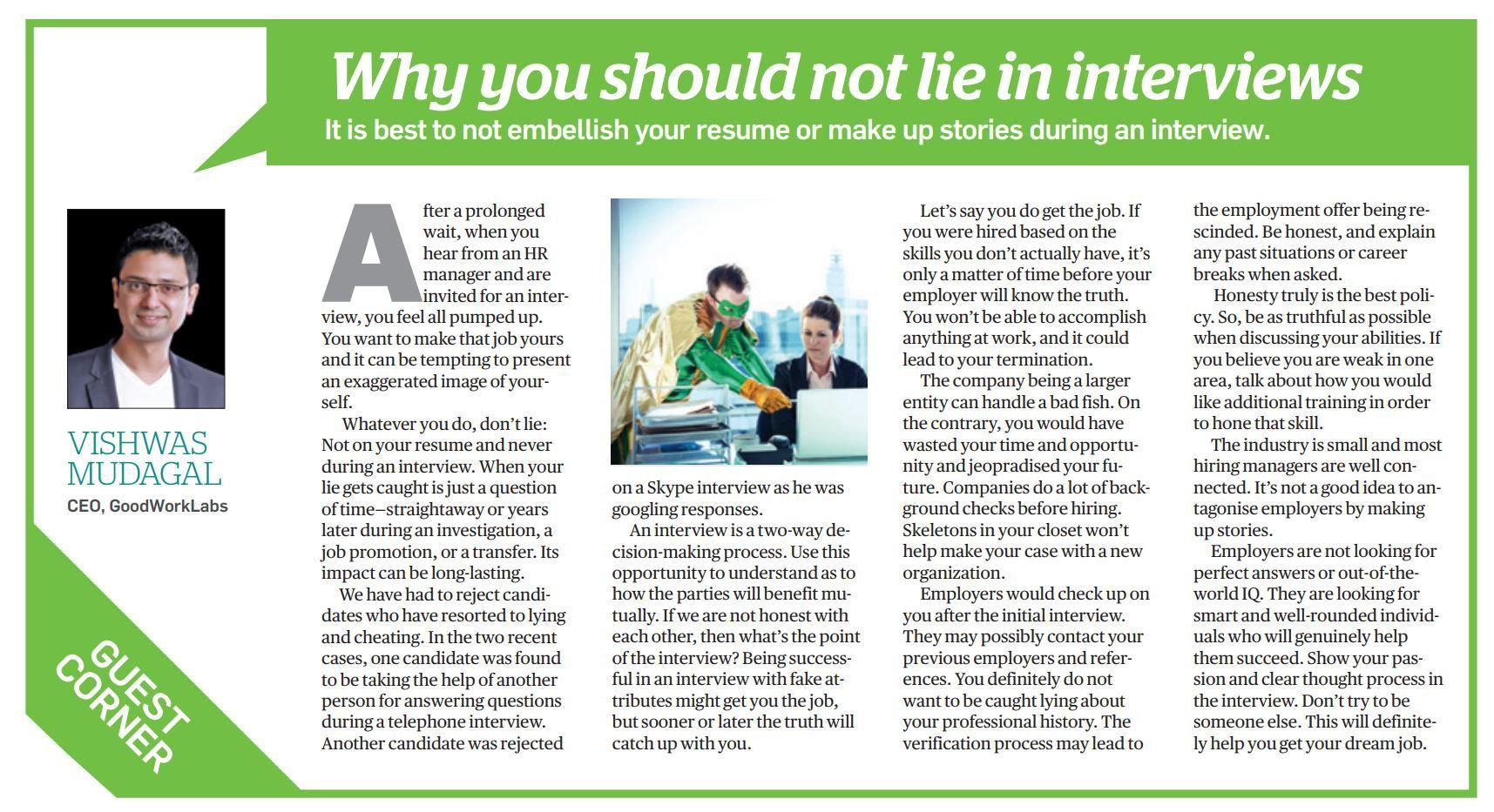 Economic Times - Feature-Vishwas Mudagal