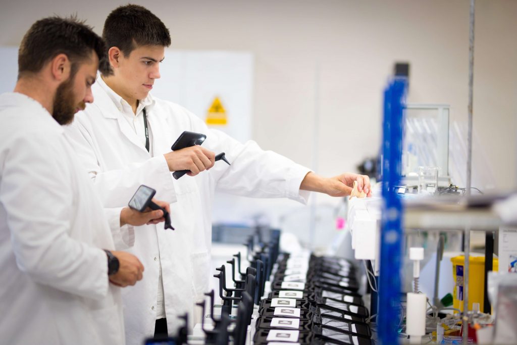 Image scanning for logistics